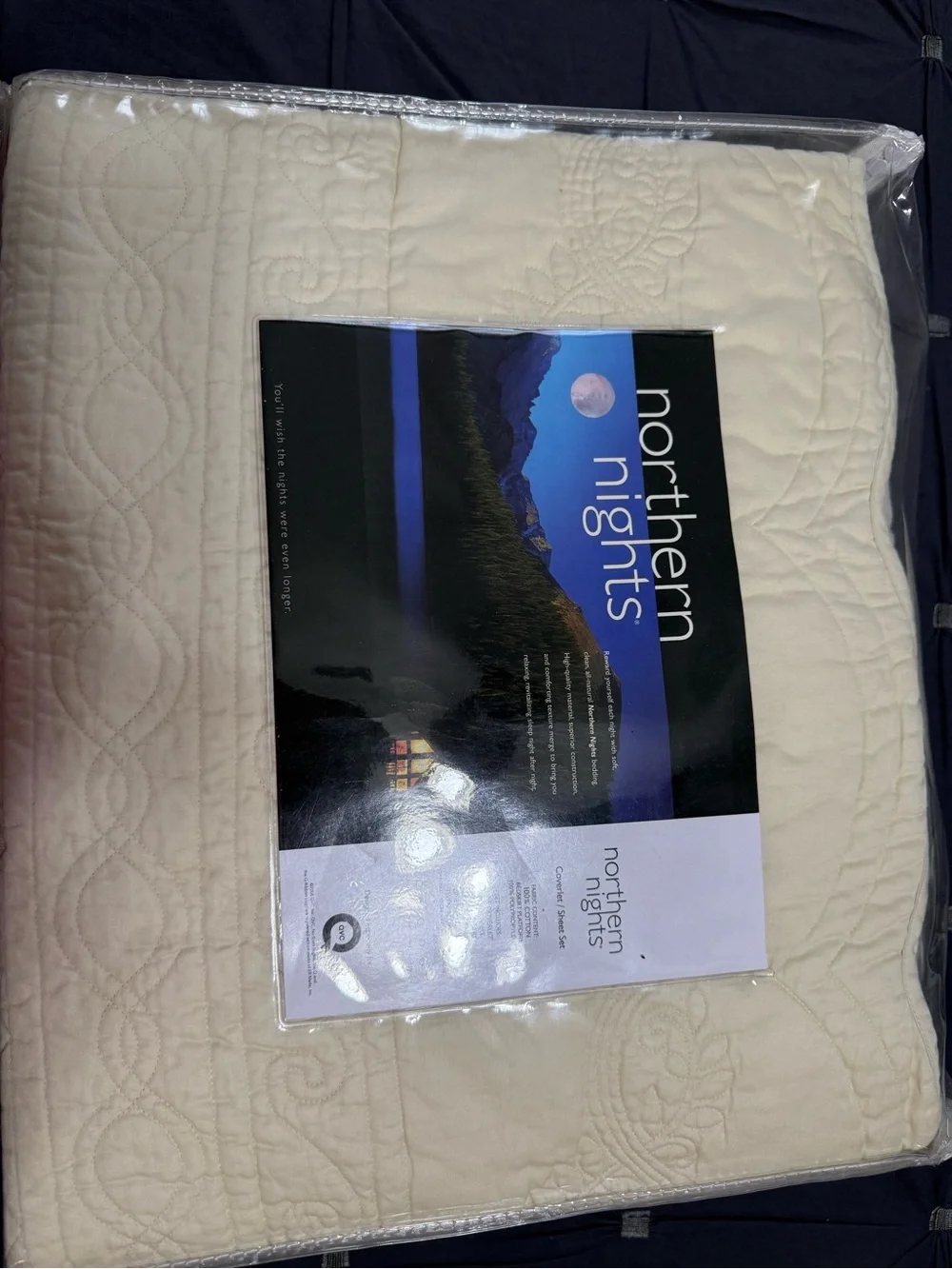 Northern Nights Cream Quilted Bedding - Soft Neutral Comfort